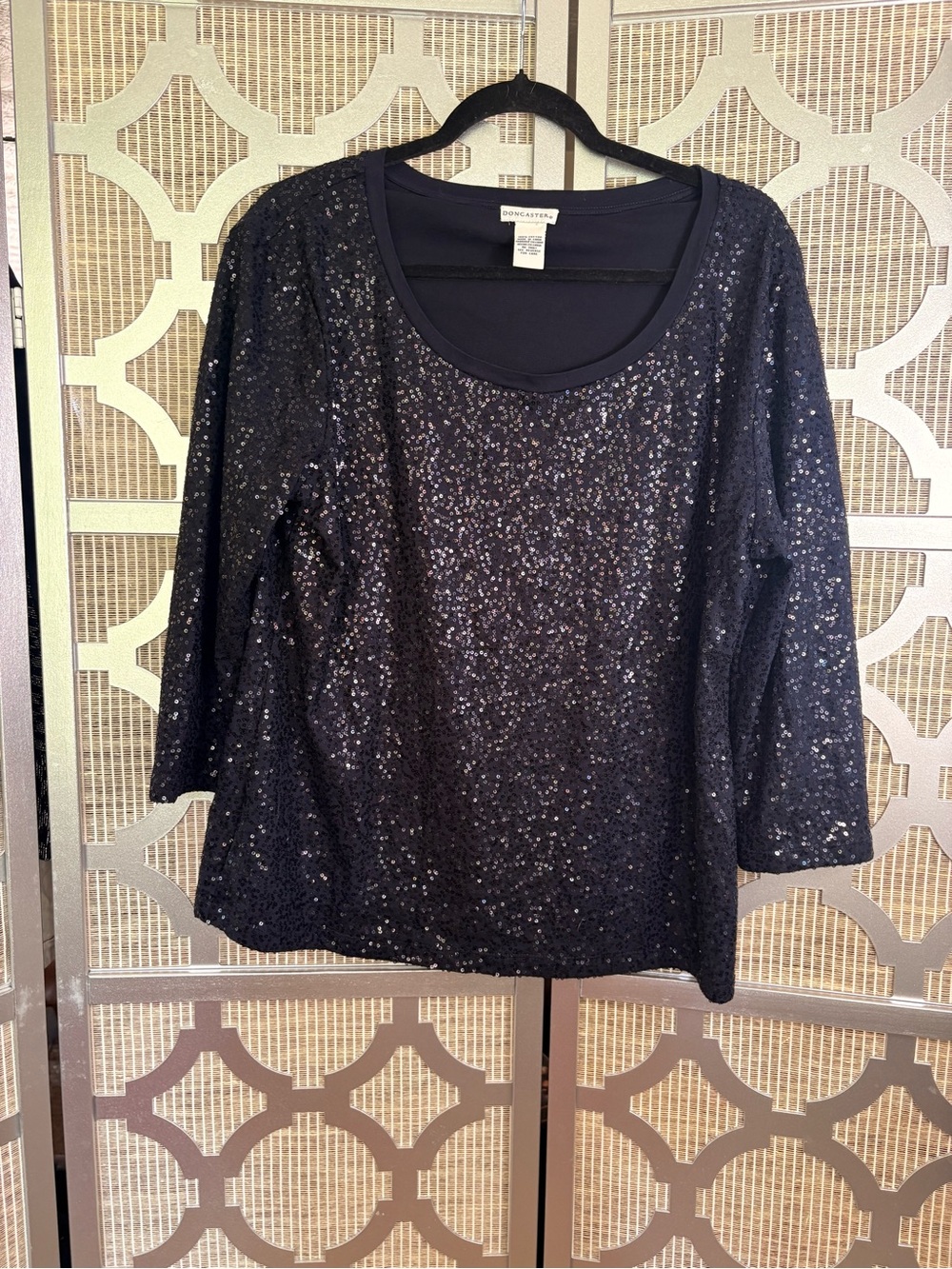 Doncaster Dari Blue Sequin Women's Top